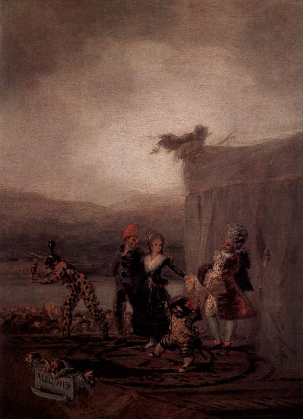 Francisco de Goya Wanderkomodianten